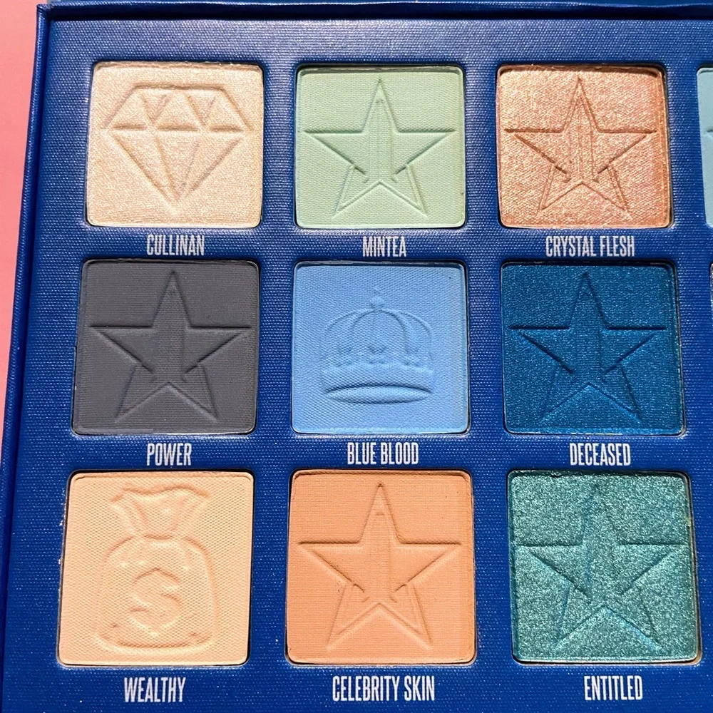 JEFFREE STAR Cosmetics BLUE BLOOD Eyeshadow Palette Makeup NEW IN BOX CASE